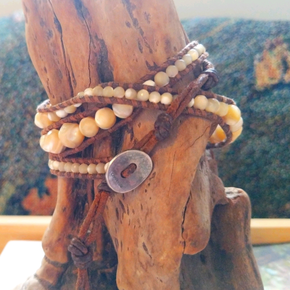 Chan Luu Leather Wrap Bracelet
